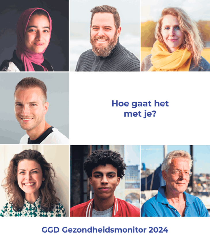 poster met gezichten en tekst: hoe gaat het met je?